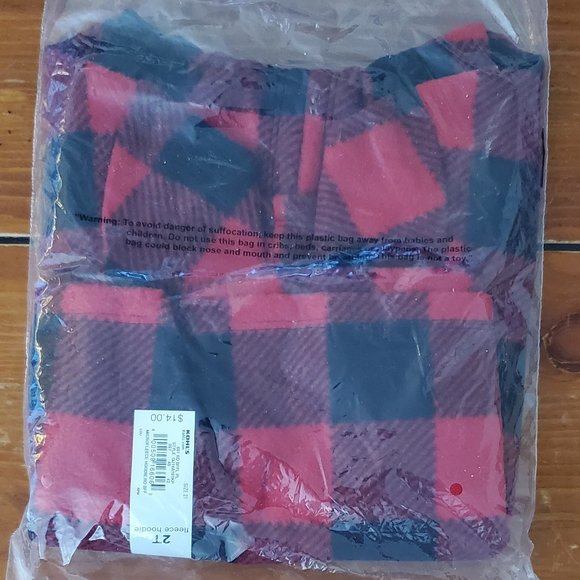 Toddler Girl Microfleece Hoodie by Jumping Beans  2T - Picture 3 of 5